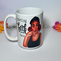 Resting Book Face Mug - 15oz Mug